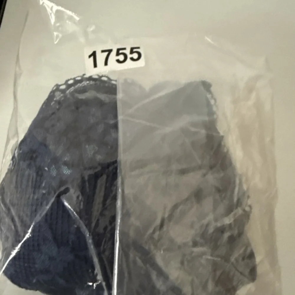 Victoria's Secret Bra Lace Underwire Bra Blue Sexy Flirty Size 34D Lined‎ NWT
